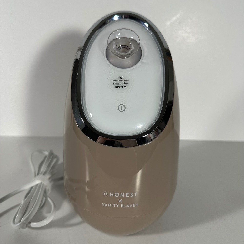 Honest x Vanity Planet Aira Ionic Facial Steamer Tan VP59321-3400 Spa Pore Clean